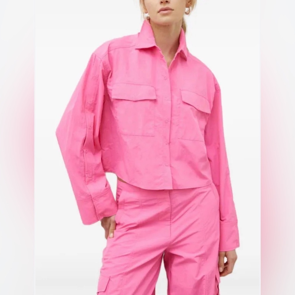 NWT Day Birger et Mikkelsen Vibrant Pink Button-Up jacket size M